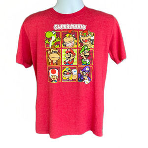 Super Mario Kart Characters Yoshi T Shirt YXL
